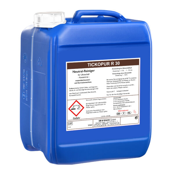 TICKOPUR R 30 жидкость для ультразвуковой ванны раствор 10 литров TICKOPUR R 30 жидкость для ультразвуковой ванны раствор 10 литров